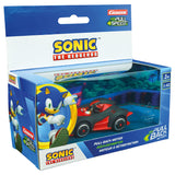 Carrera pull back auto team sonic racing - zwart - afbeelding 2