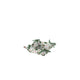 Ambiente broodmand winter greenery wit katoen 35x35cm