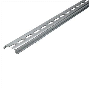 Jmv din-rail ts35 verz 6mm met sleuf 2mtr