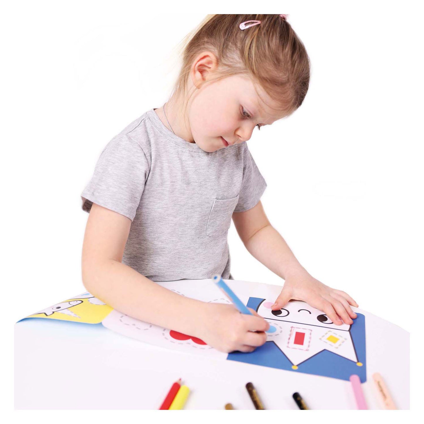 Banana panda - kleurboekje klaar om wonderland te tekenen