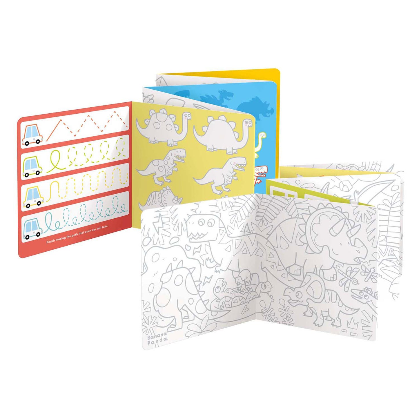 Banana panda - kleurboekje ik hou van kleurplaten met dinosaurussen