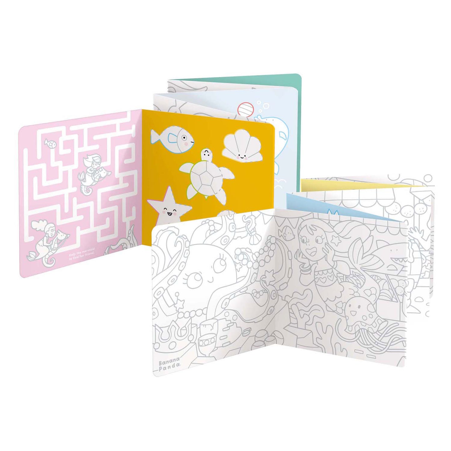 Banana panda - kleurboekje ik hou van kleurplaten met zeemeerminnen