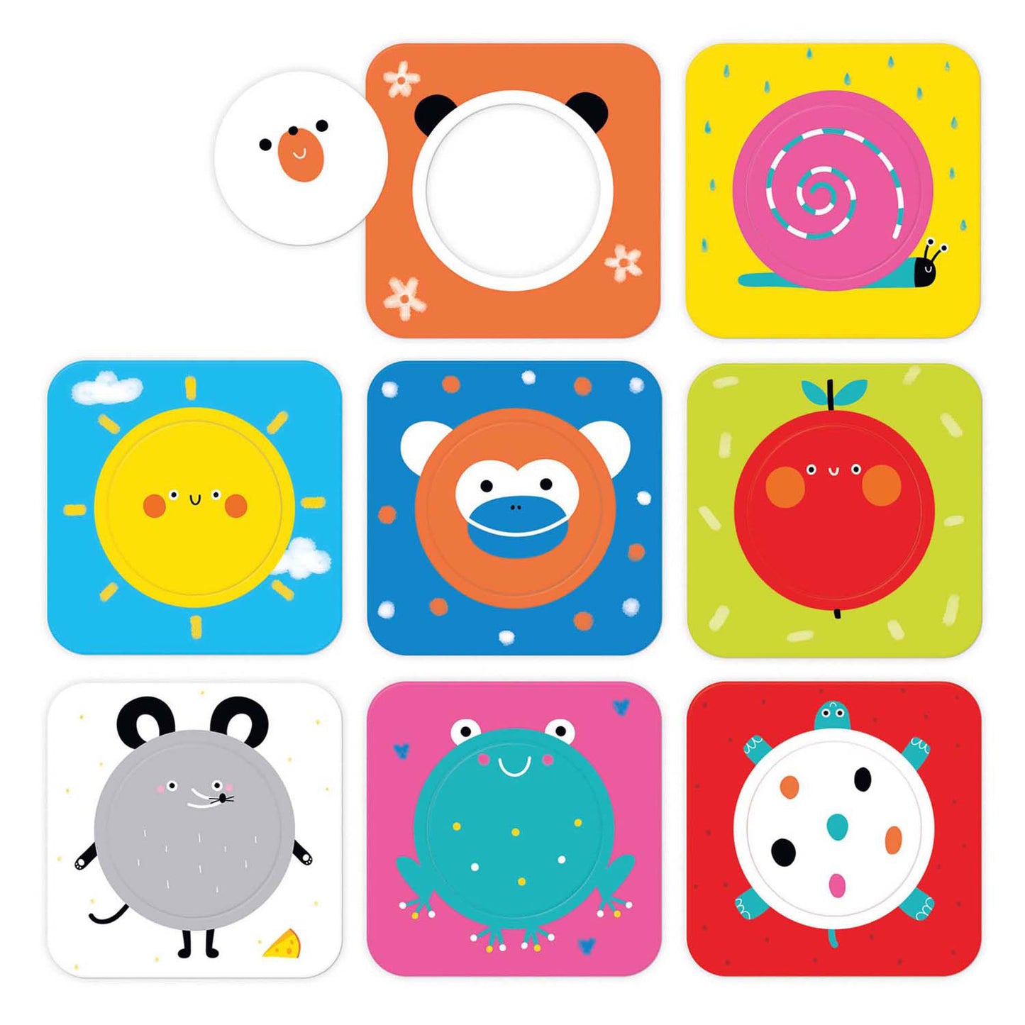 Banana panda - on-the-go puzzel ontdek cirkels - 16st.