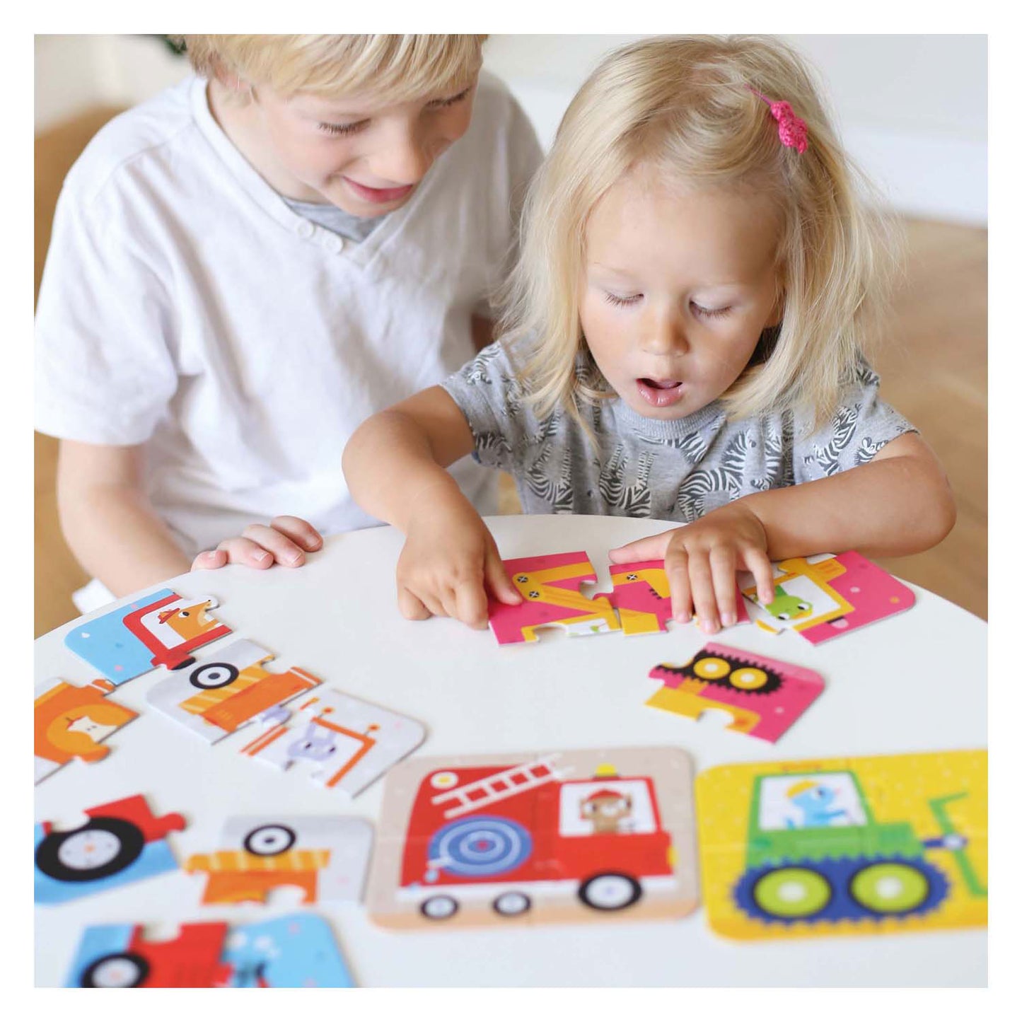 Banana panda - on-the-go puzzel voertuigen - 16st.