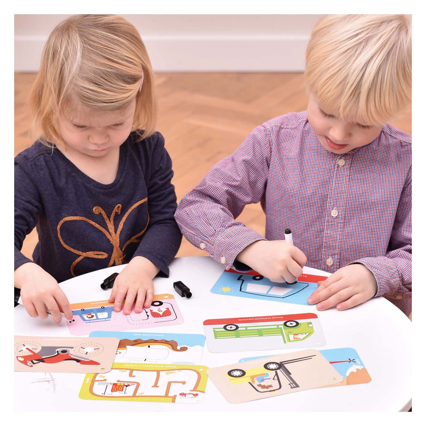 Banana panda - laten we voertuigen schrijven en wissen