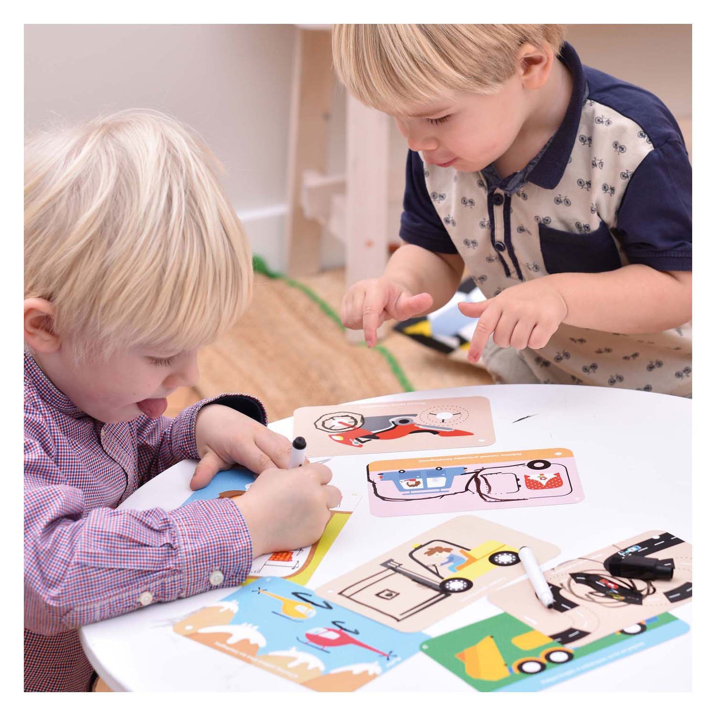 Banana panda - laten we voertuigen schrijven en wissen