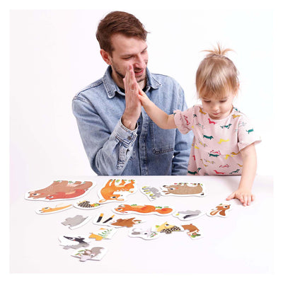 Banana panda - oplopende puzzels bosdieren - 33st.