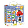 Banana panda - oplopende puzzels kleine diertjes - 33st.
