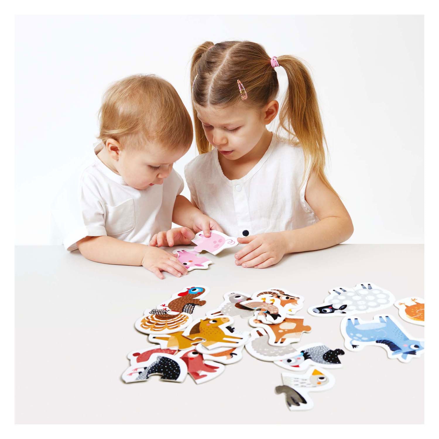 Banana panda - oplopende puzzels boerderijdieren - 33st.