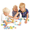 Banana panda laten we dino domino spelen 2+