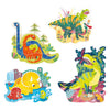 Banana panda puzzel dinosaurus
