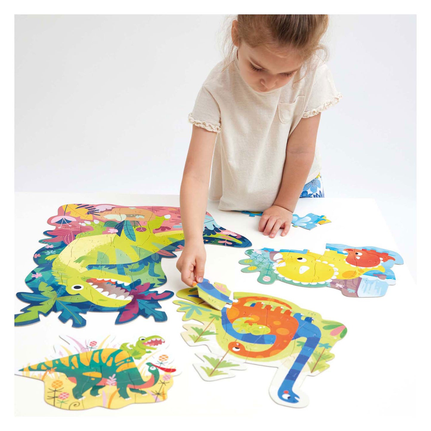 Banana panda puzzel dinosaurus