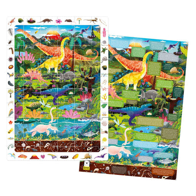 Banana panda - zoek en kijk puzzel dinosaurussen - 60st.