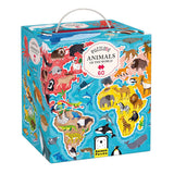 Banana panda - puzzlove dieren over de hele wereld - 60st. - afbeelding 1