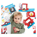 Banana panda - maak de puzzel passend brandweerwagen - 23st. - afbeelding 5