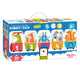 Banana panda - maak de puzzel passend nummer trein - 30st.