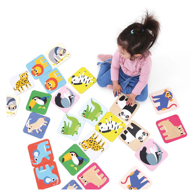 Banana panda - grote memory spel wilde dieren - 24st.