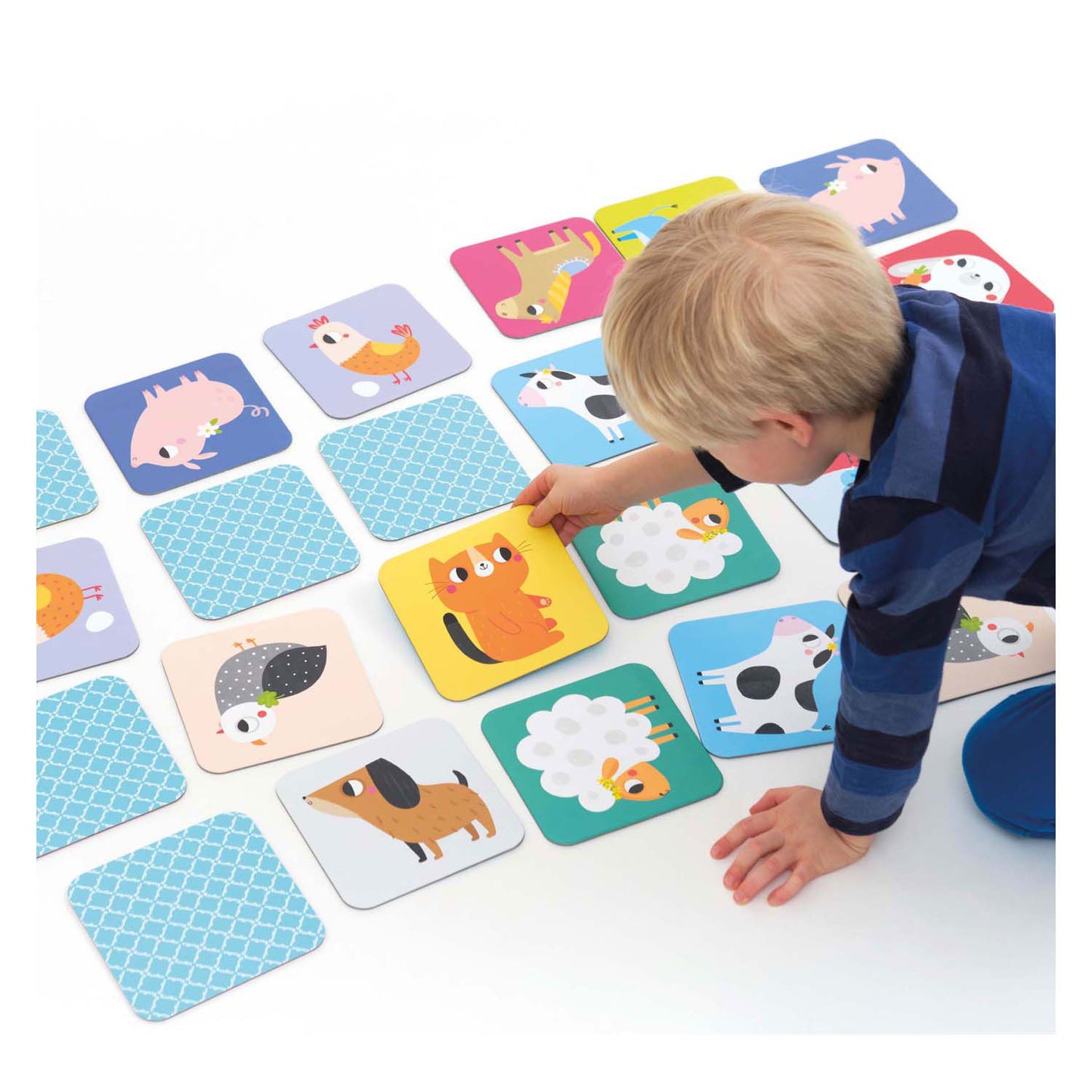 Banana panda - groot memo spel boerderijdieren - 24st. xxl