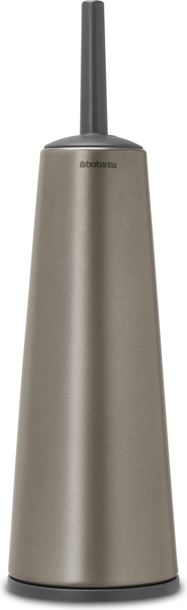 Brabantia renew wc borstel - met houder - vrijstaand - platinum