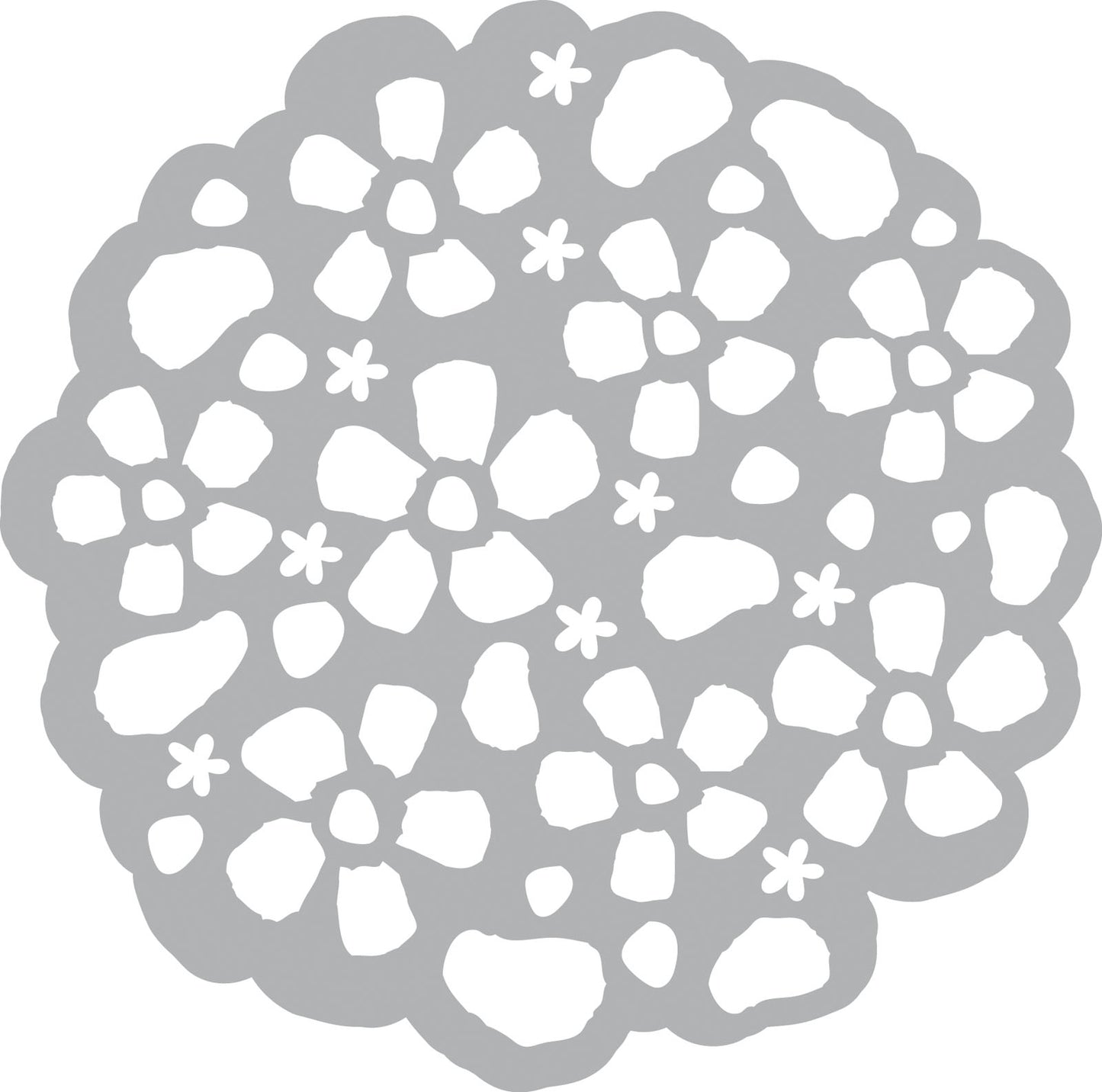 Vaessen creative • mask stencil 15x15cm flower