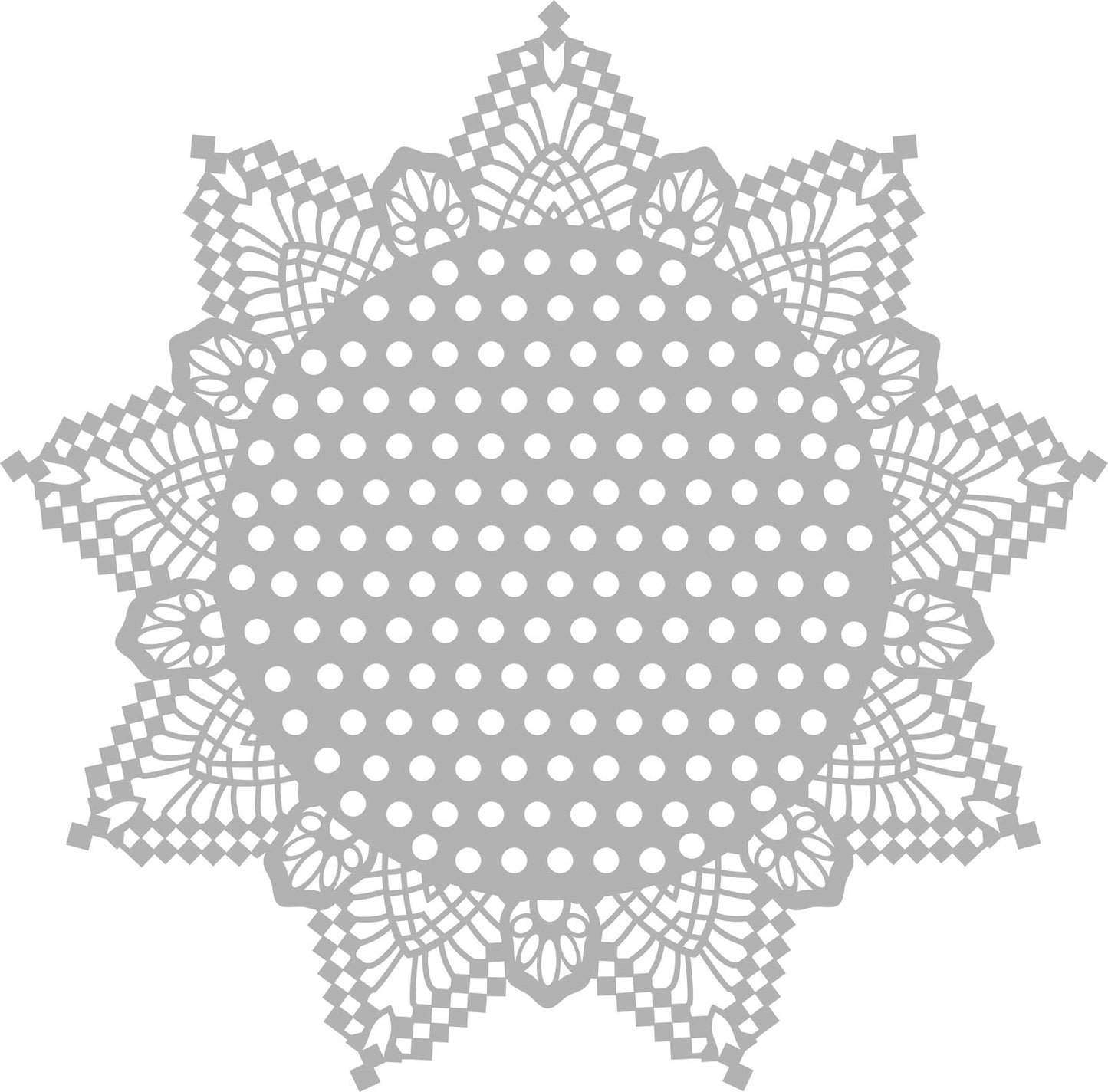 Vaessen creative • mask stencil 30x30cm dots with edges