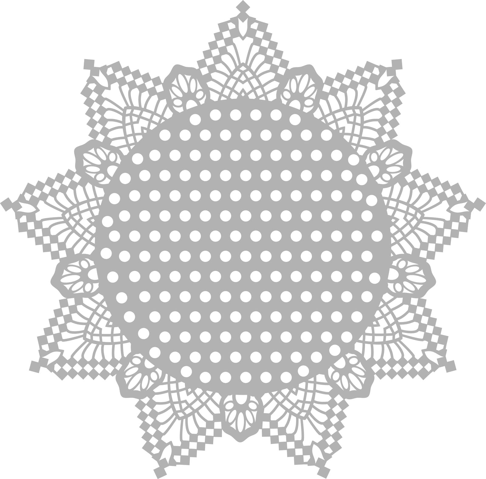 Vaessen creative • mask stencil 30x30cm dots with edges