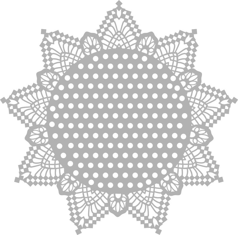 Vaessen creative • mask stencil 30x30cm dots with edges