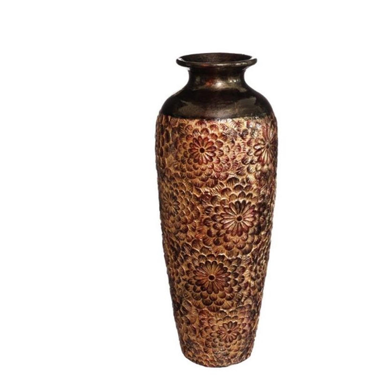 Ideas 4 seasons dazzle vaas bloem bruin ø15xh41cm