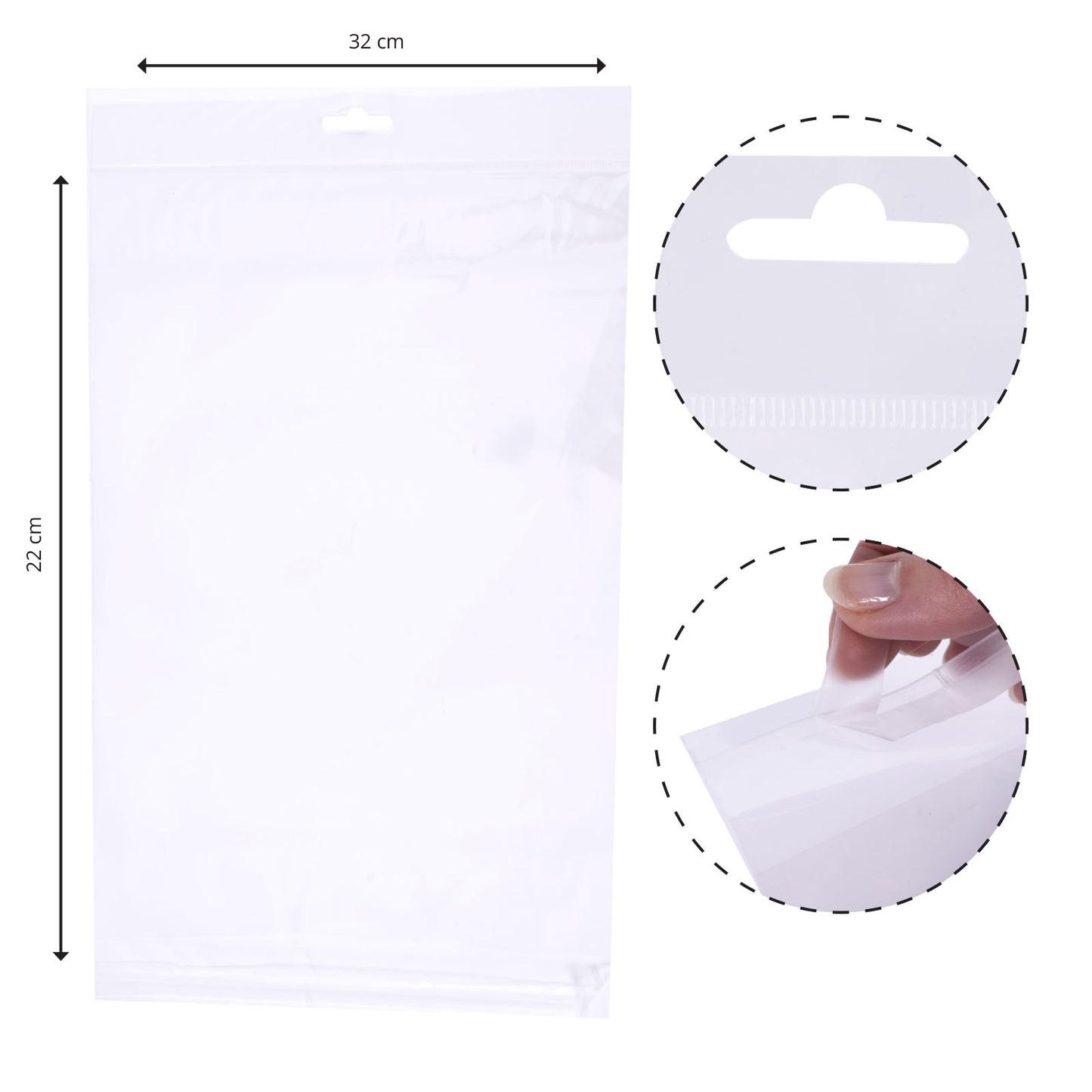 Vaessen creative • tag-bag 22x32cm a4 100pcs