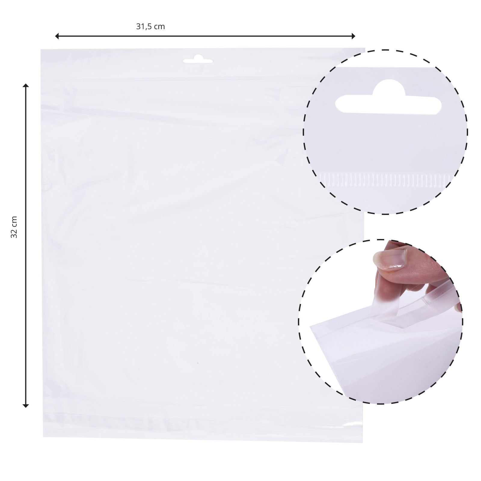 Vaessen creative • tag-bag 31,5x32cm 12x12 50pcs