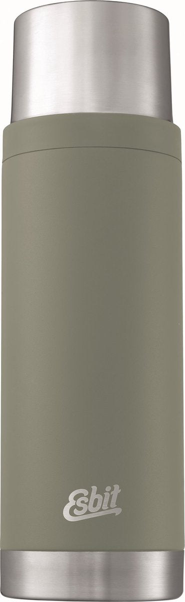 Esbit sculptor roestvrijstalen geïsoleerde fles 1 liter stone grey