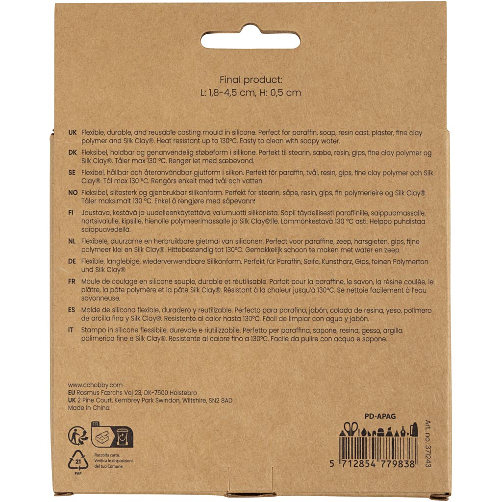 Https: www.cchobby.nl siliconen-vormen-bladeren-en-bloemen-h-0-5-cm-l-1-8-4-5-cm-4-stuk-1-stuk