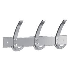 Abi wandkapstok kerkmann public aluminium 3 haken