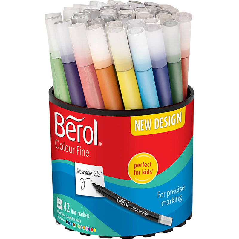 Https: www.cchobby.nl berol-colourfine-d-10-mm-lijndikte-0-3-0-7-mm-diverse-kleuren-42-stuk-1-doosje