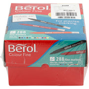 Https: www.cchobby.nl berol-colourfine-lijndikte-0-3-0-7-mm-diverse-kleuren-288-stuk-1-doos - afbeelding 2