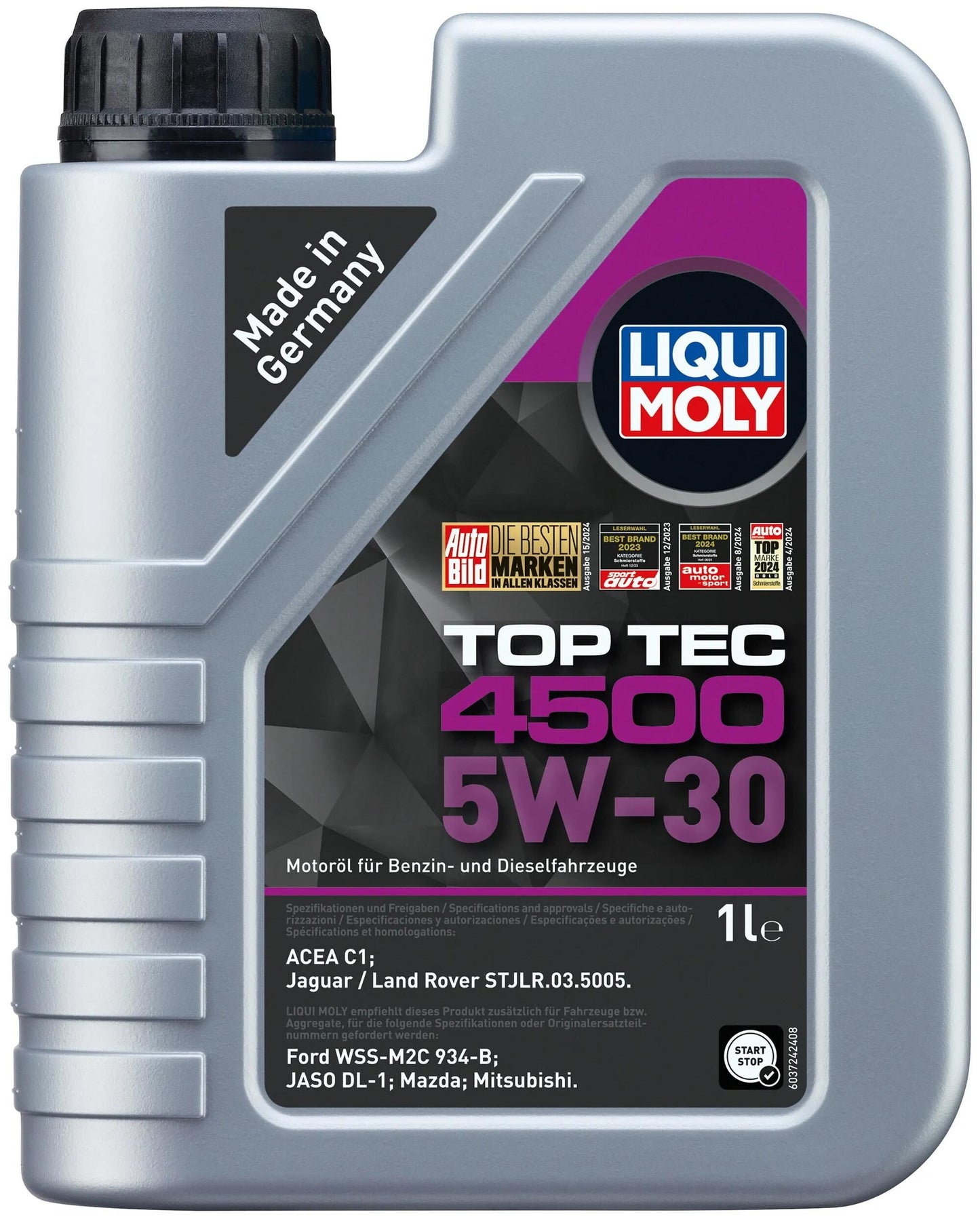 Liqui moly motoröl top tec 4500 oil top tec 4500 5w-30 1l