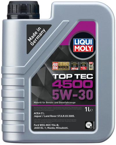 Liqui moly motoröl top tec 4500 oil top tec 4500 5w-30 1l