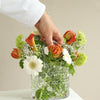 Ideas 4 seasons elysee glazen handtas vaas 19x11x28cm