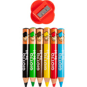 Https: www.cchobby.nl kleurpotloden-l-10-5-cm-dikte-13-mm-vulling-6-mm-diverse-kleuren-6-stuk-1-doos - afbeelding 1