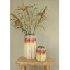 Ideas 4 seasons regenboog poppy vaas s 10,5x10,5x15cm