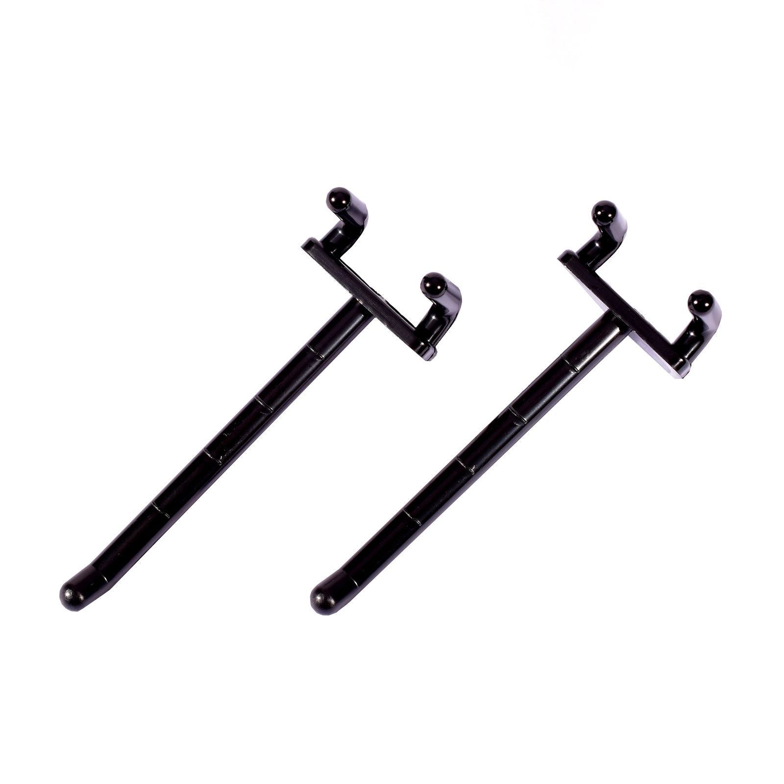 Vaessen creative • haak kunststof inhang 7,5cm zwart 64pcs