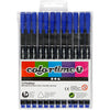 Https: www.cchobby.nl colortime-fineliners-lijndikte-0-6-0-7-mm-donkerblauw-12-stuk-1-doos