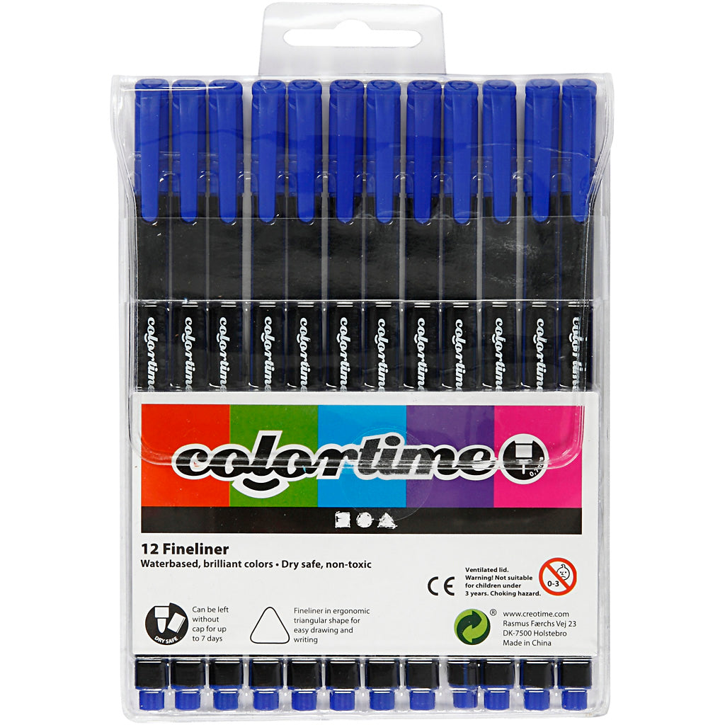 Https: www.cchobby.nl colortime-fineliners-lijndikte-0-6-0-7-mm-donkerblauw-12-stuk-1-doos