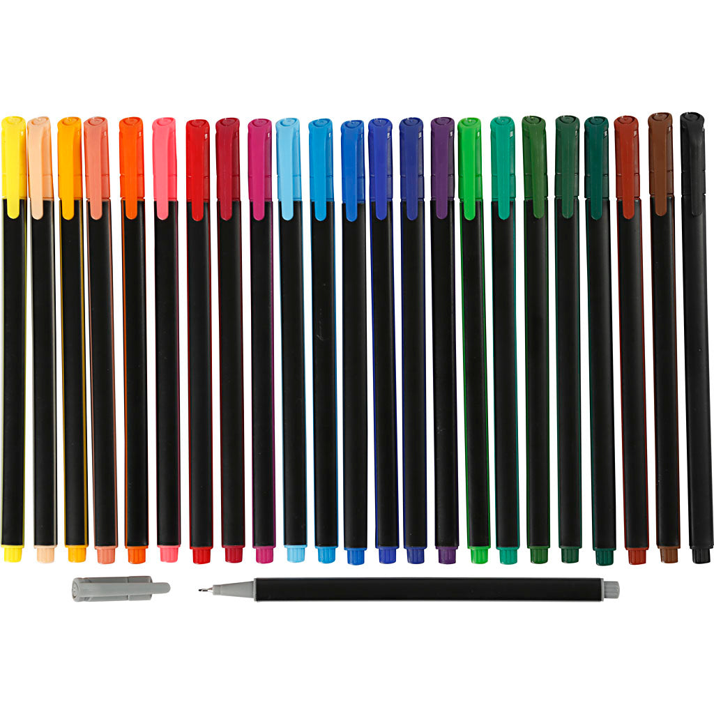 Https: www.cchobby.nl colortime-fineliners-lijndikte-0-6-0-7-mm-diverse-kleuren-24-stuk-1-doos