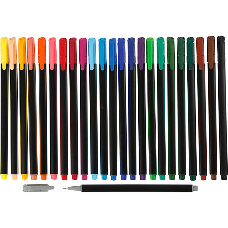 Https: www.cchobby.nl colortime-fineliners-lijndikte-0-6-0-7-mm-diverse-kleuren-24-stuk-1-doos