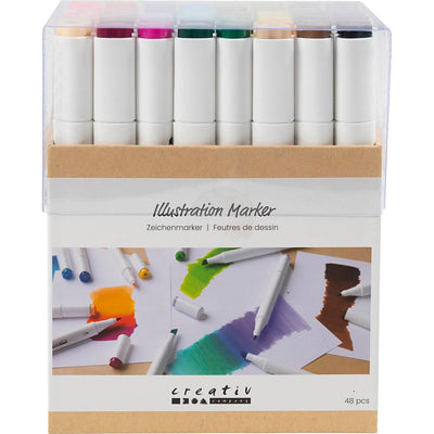 Creativ company https: www.cchobby.nl tekenstift-lijndikte-1-8-mm-standaardkleuren-48-stuk-1-doos