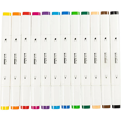 Creativ company cc alcoholmarkers set 12 stuks