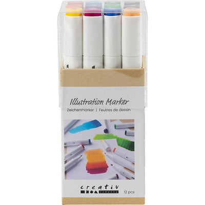Creativ company cc alcoholmarkers set 12 stuks