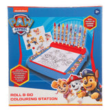 Sambro paw patrol tekenbord met rol kleurset, 12dlg. - afbeelding 2
