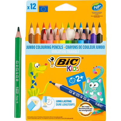 Bic https: www.cchobby.nl -evolution-kleurpotloden-l-14-cm-vulling-5-mm-diverse-kleuren-12-stuk-1-doos